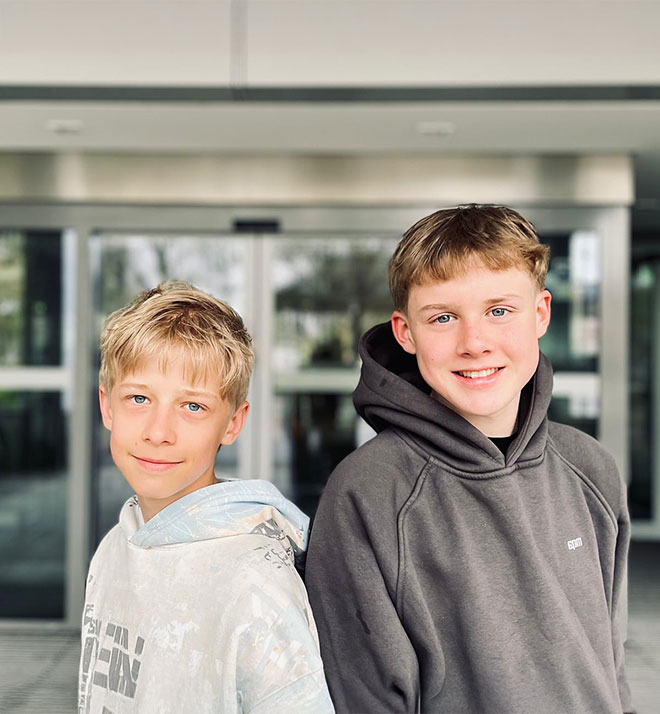 Robin Grille und Alexander Ackermann